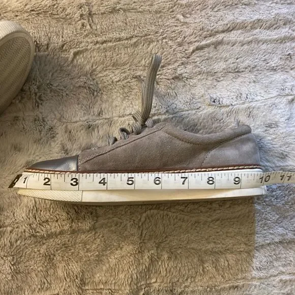 𝅺: : Caslon Suede Metallic & Grey Sneakers : :​ - Picture 13 of 14